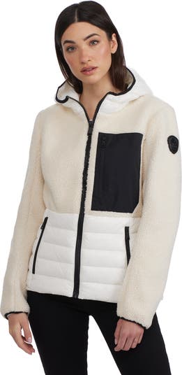 Pajar Fawn Lightweight Mixed Media Jacket with Fixed Hood