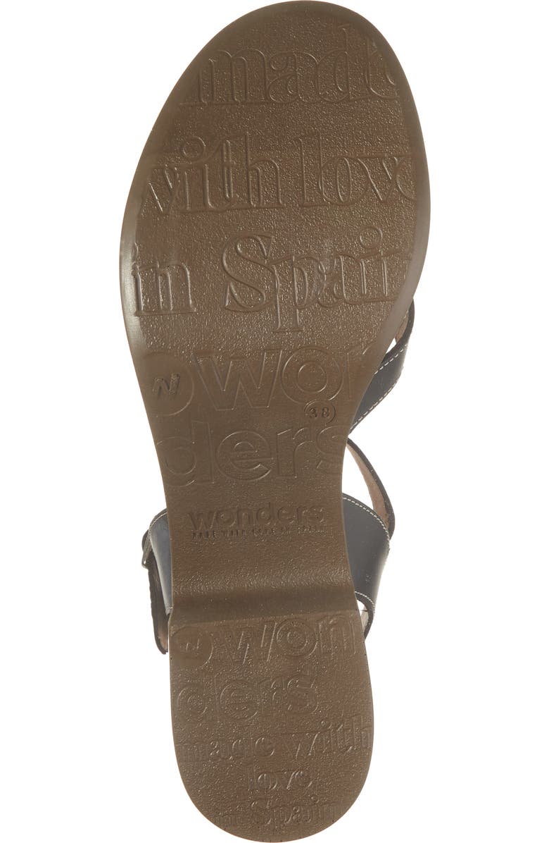 Wonders Ankle Strap Platform Sandal, Alternate, color, Tokat Black