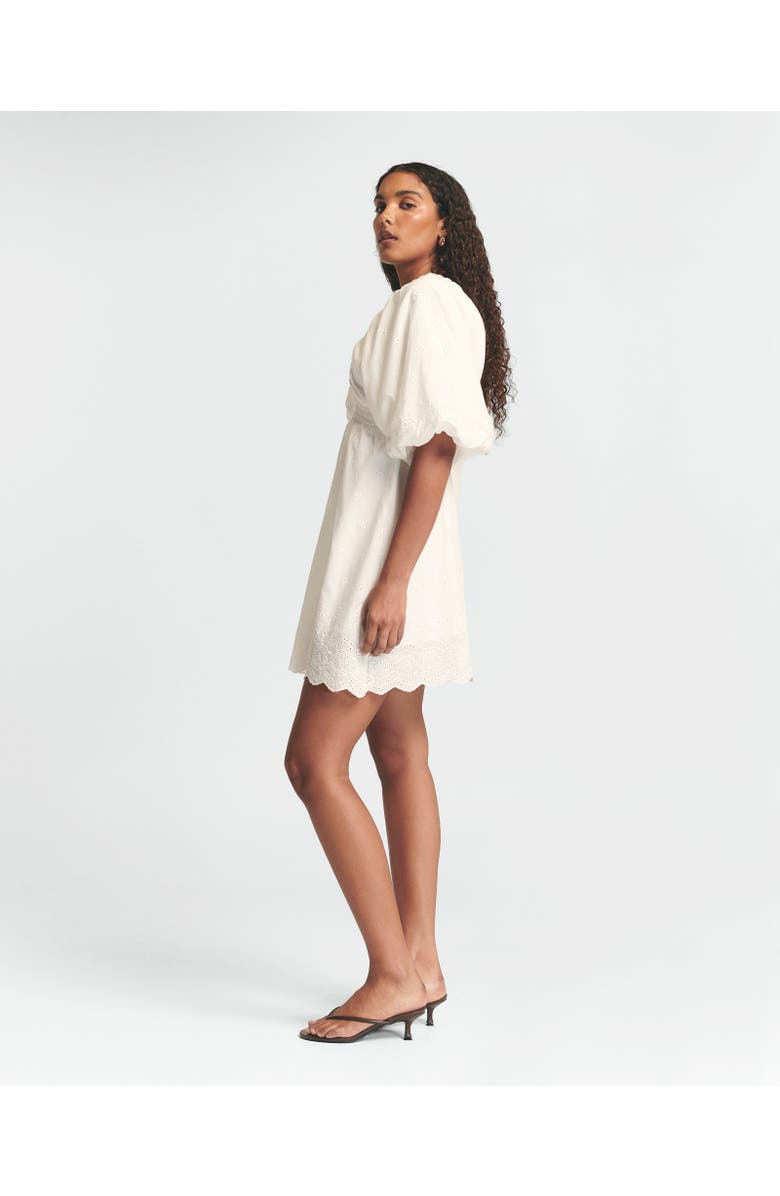 ST MRLO Vera Mini Dress, Alternate, color, White Broderie