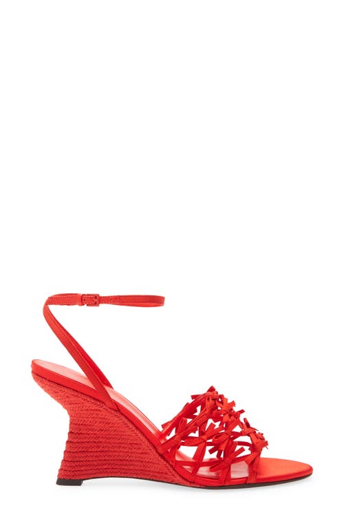 Shop Tory Burch Mini Bow Espadrille Ankle Strap Wedge Sandal