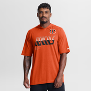 Nike Men's Nike Orange Cincinnati Bengals Tri-Blend Hooded T-Shirt