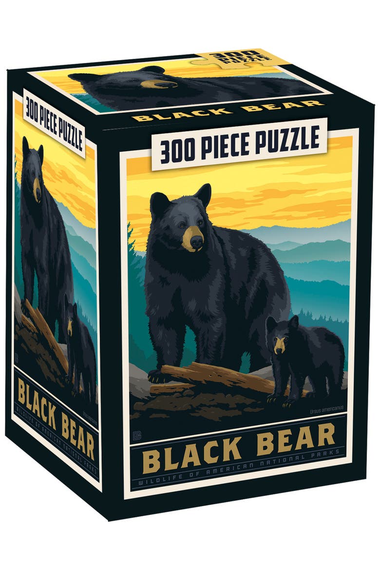 Black Bear 300 Piece Jigsaw Puzzle, Main, color, Multicolor