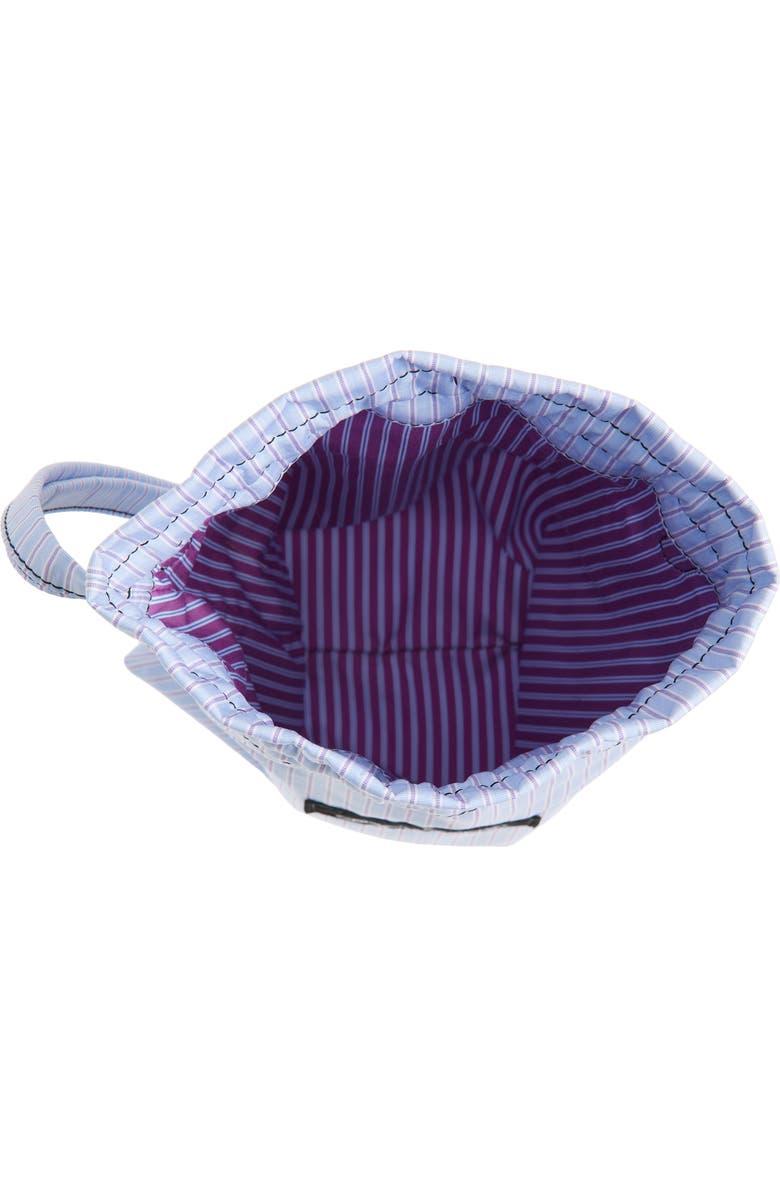 Dolce&Gabbana Stripe Poplin Crossbody Bag, Alternate, color, Multicolor Azzurro