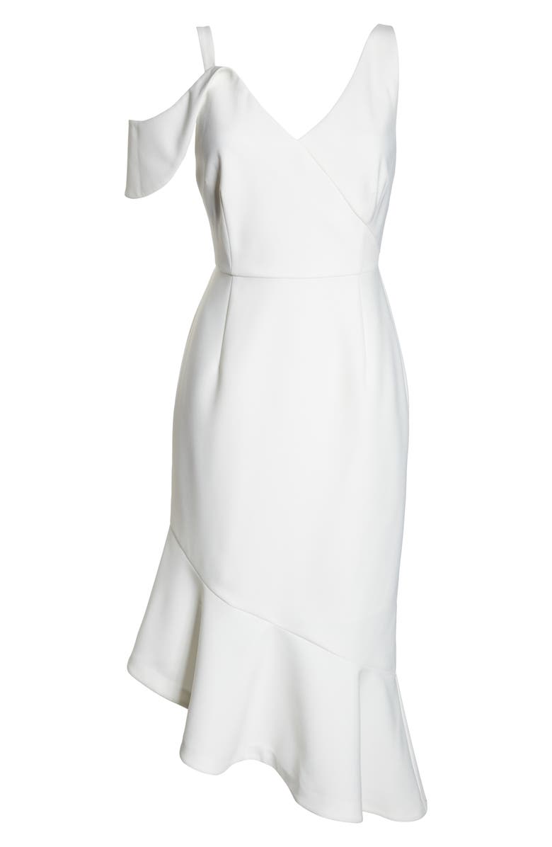 Chelsea28 Sleeveless Asymmetrical Midi Dress, Alternate, color, 