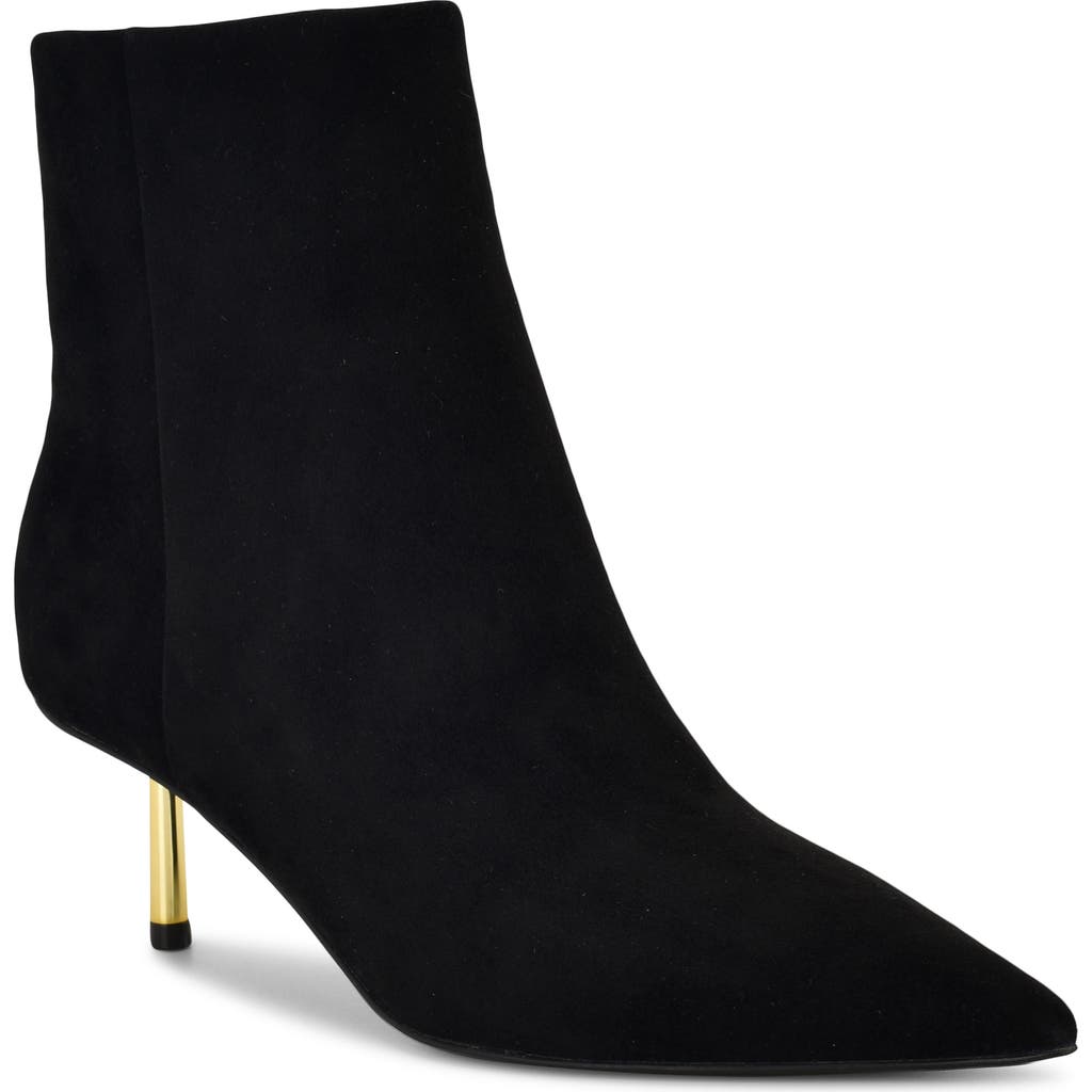 Nine West Hamesa Pointed Toe Bootie In Black