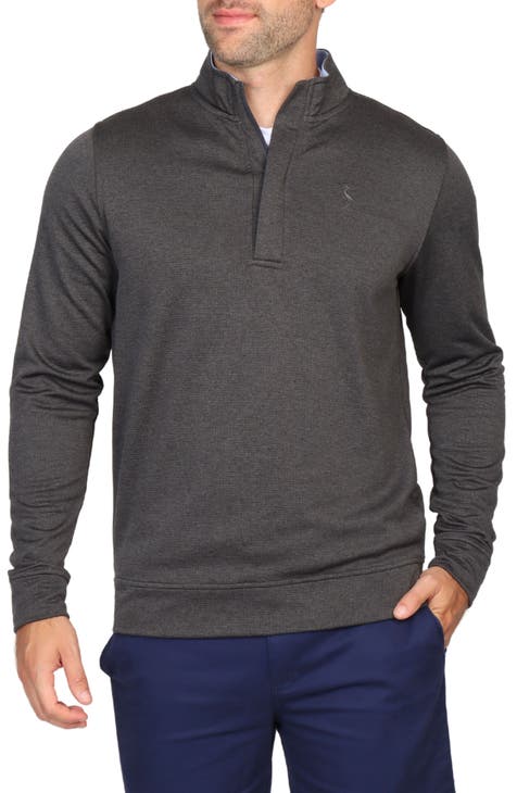 Luxe Performance Golf Fleece Quarter Zip Pullover