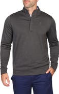 TailorByrd Luxe Performance Golf Fleece Quarter Zip Pullover