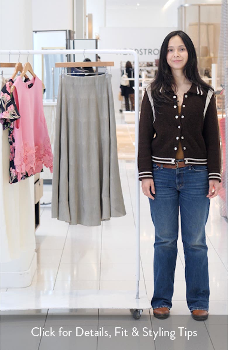 Reverse Knit Tiered Skirt, sales video thumbnail