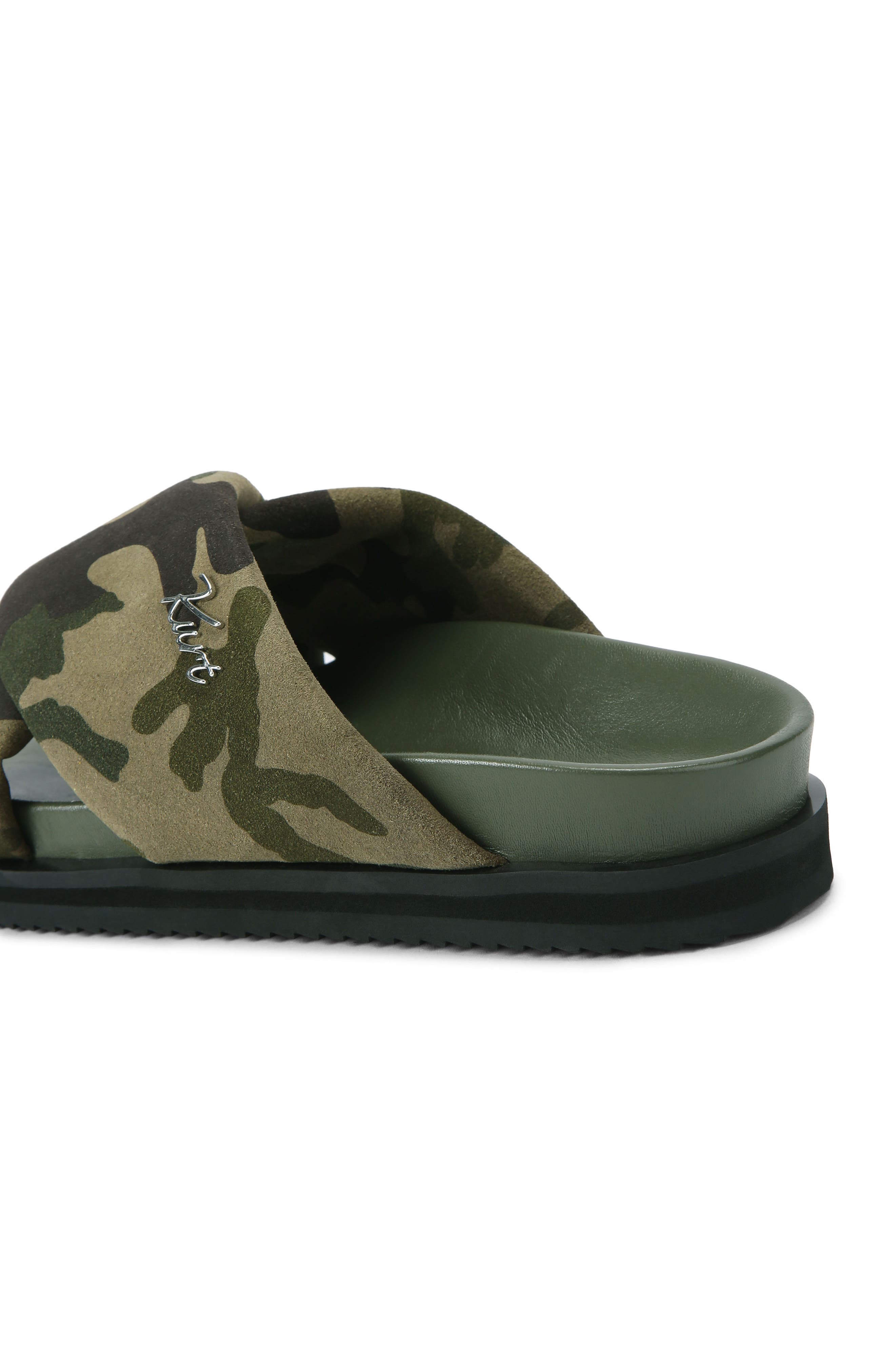 Baron Cross Strap Slide Sandal, Alternate, color, BEIGE/ KHAKI