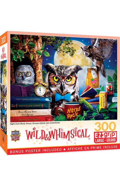 Night Owls Study Group 300 Piece Puzzle