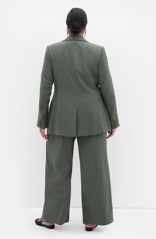 City Chic Blakely Wide Leg Pants In Green