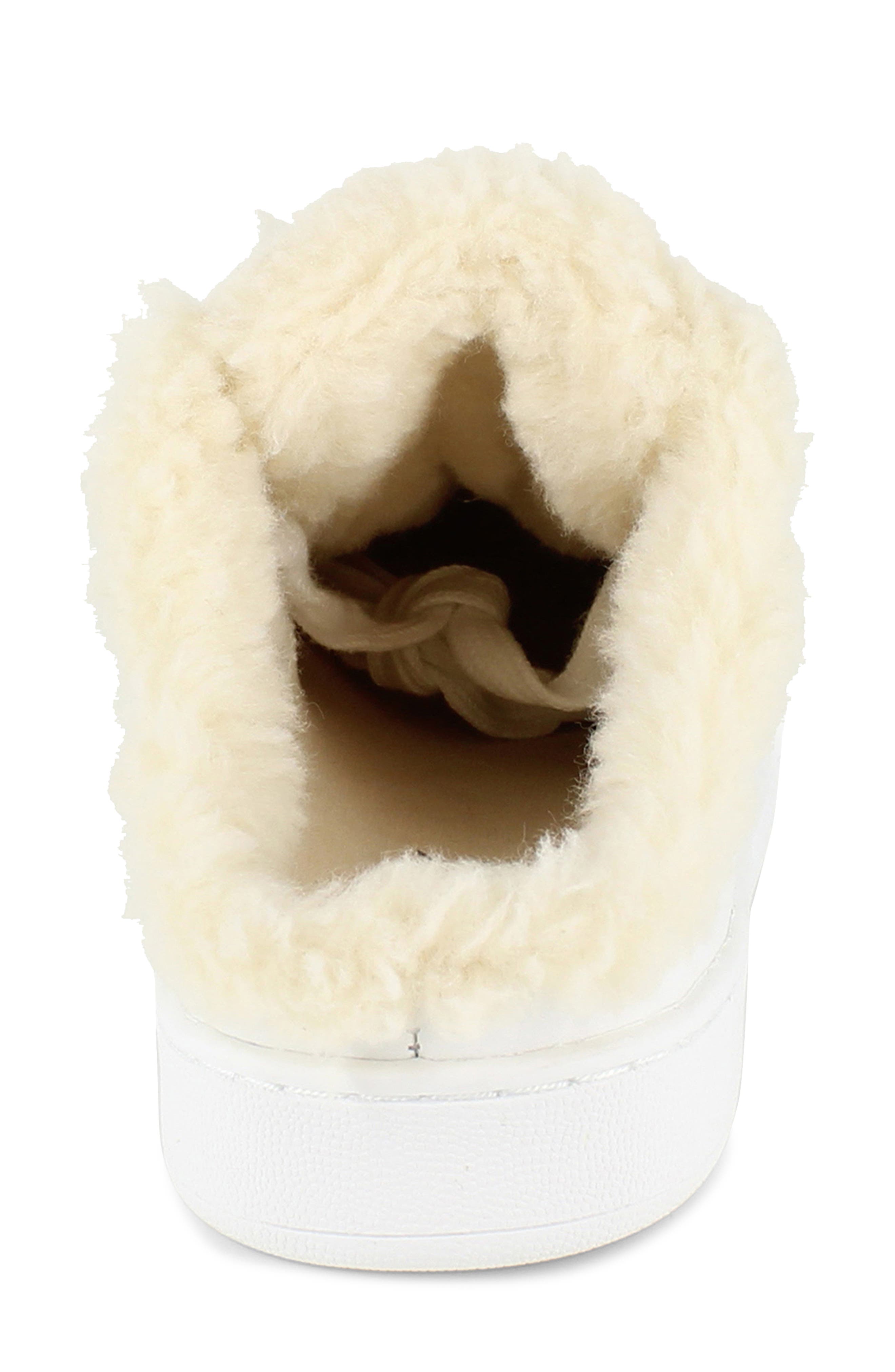 Splendid Frieda Genuine Shearling Lined Slip-On Sneaker, Alternate, color, 