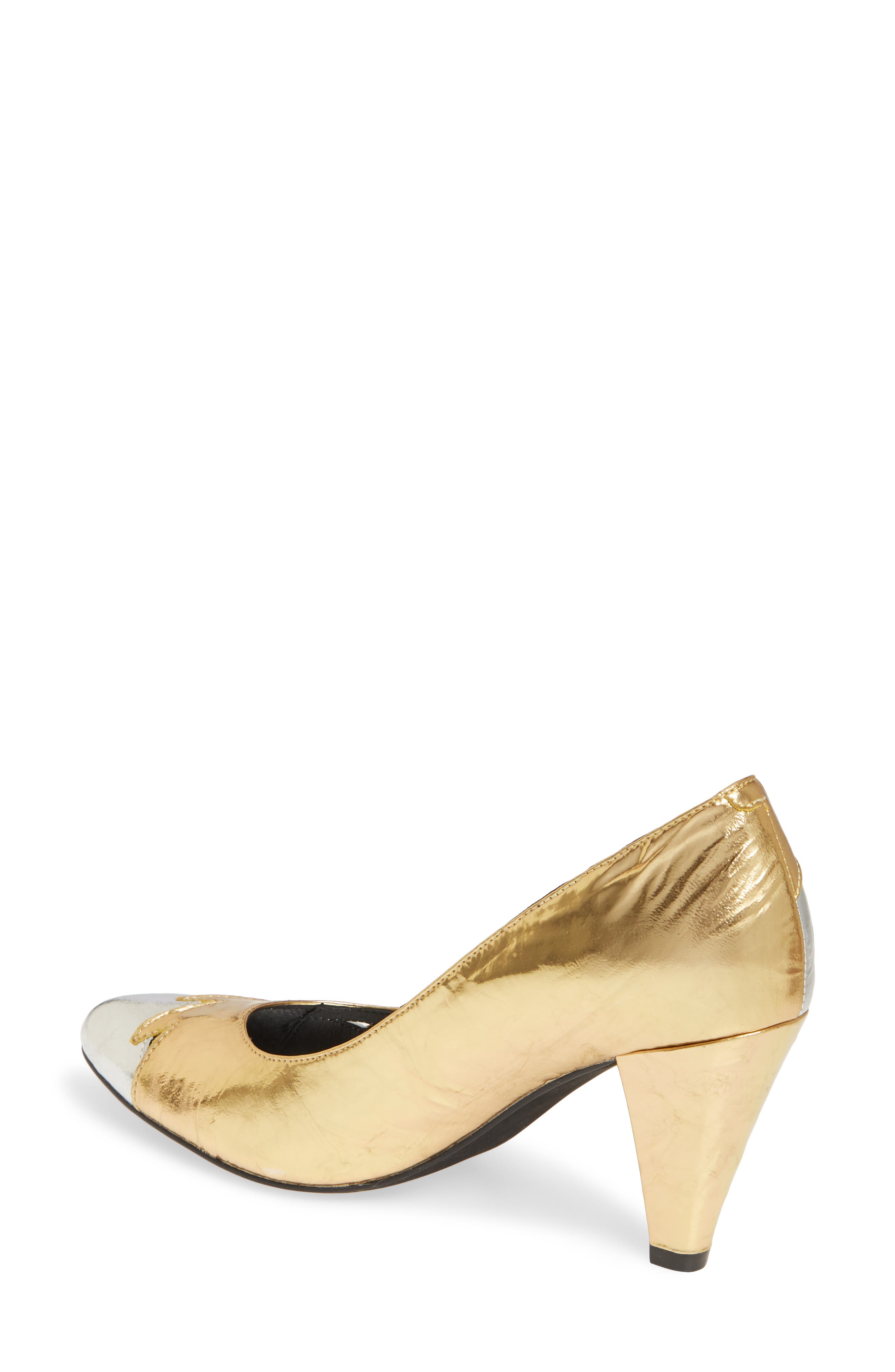 Jeffrey Campbell Cyndi Metallic Pump, Alternate, color, 