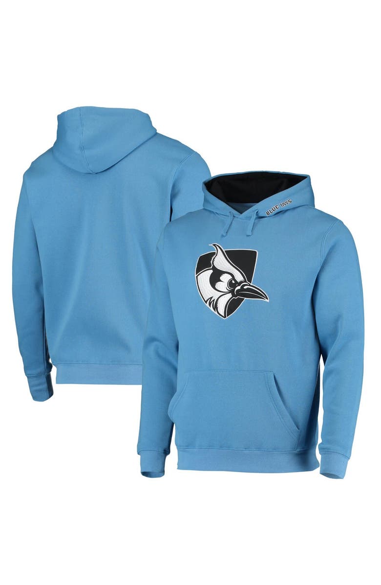 COLOSSEUM Men's Colosseum Light Blue Johns Hopkins Blue Jays Arch and Logo Pullover Hoodie, Main, color,