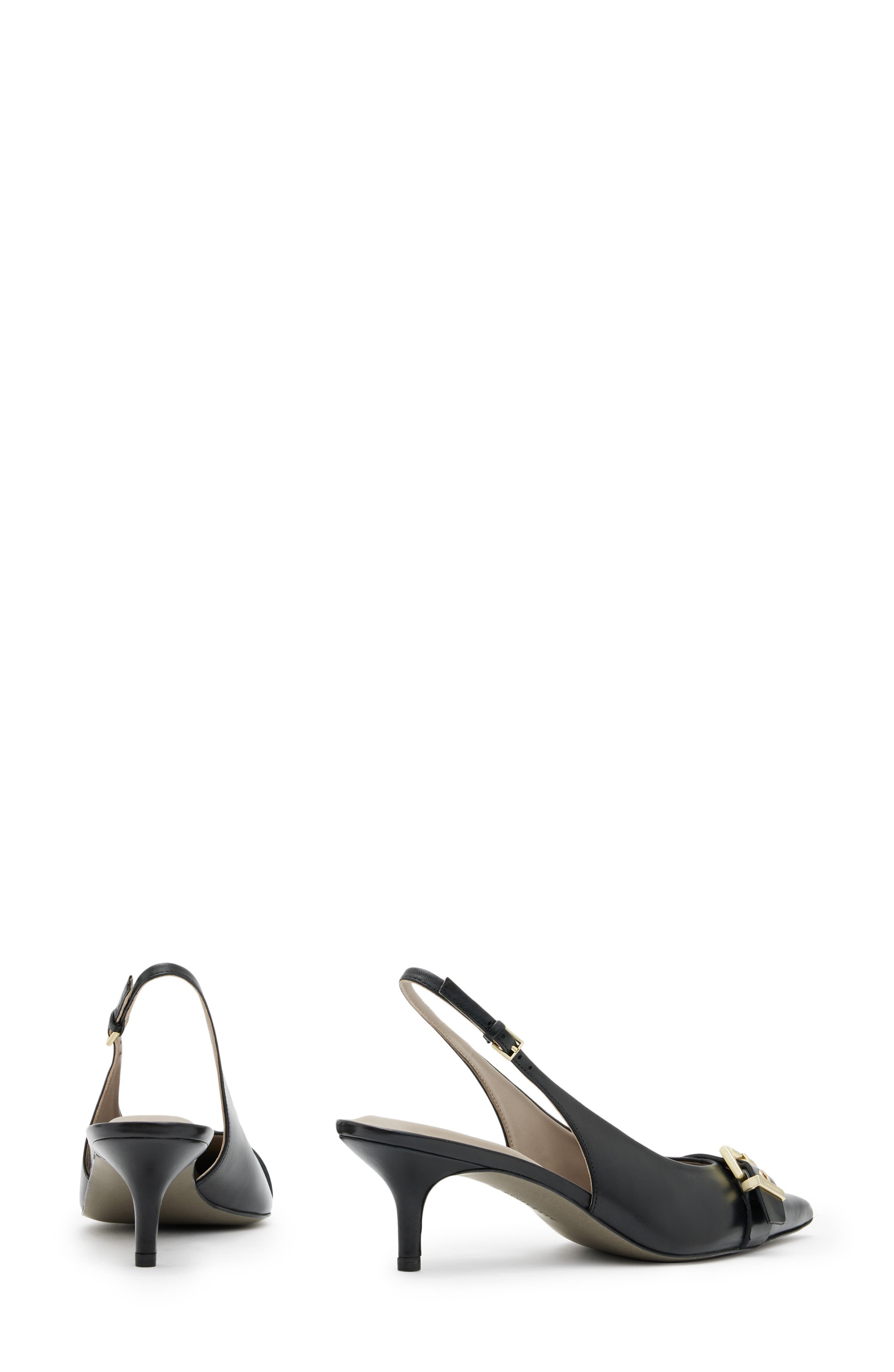 AllSaints Selina Pointed Toe Slingback Pump, Alternate, color, 