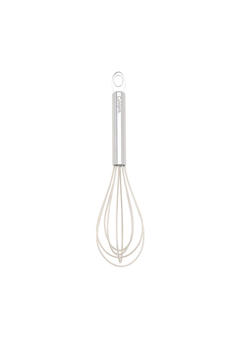 8-Inch Stainless Steel and Silicone Egg Whisk, Main, color, Clear