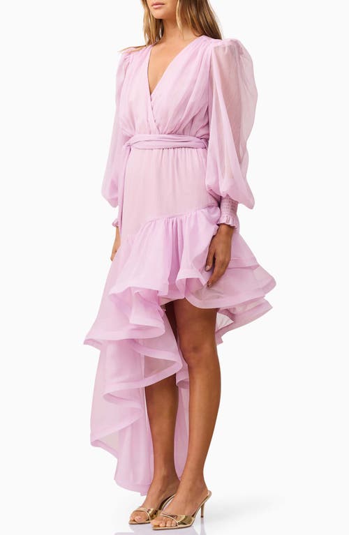 Elliatt Louise Ruffle Gown In Lilac