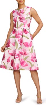 Kay Unger Farryn Fit & Flare Cocktail Dress