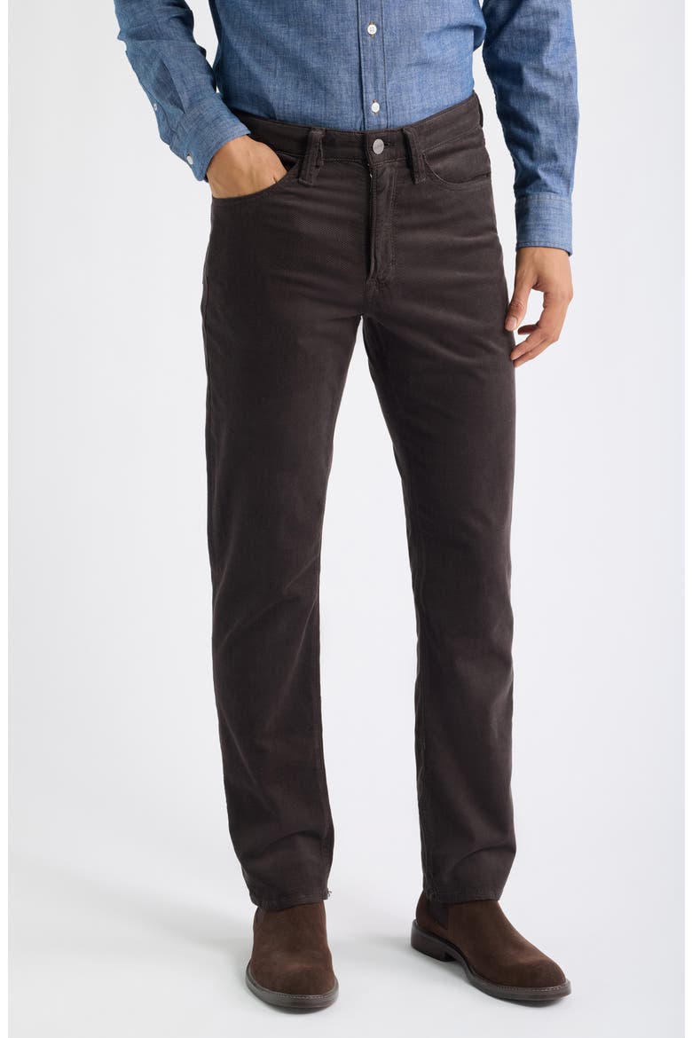 Charisma Relaxed Straight Leg Corduroy Pants, Main, color, BROWN DIAGONAL LUXE