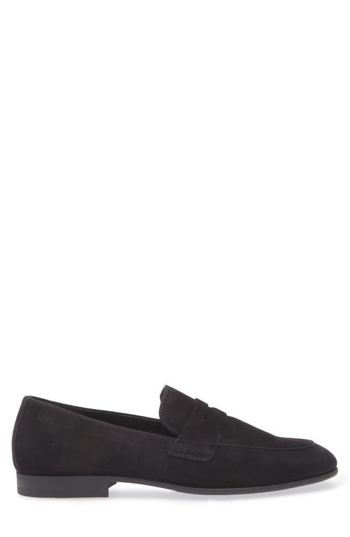 Hugo Boss Loafers Boss Men Color Blue In Black