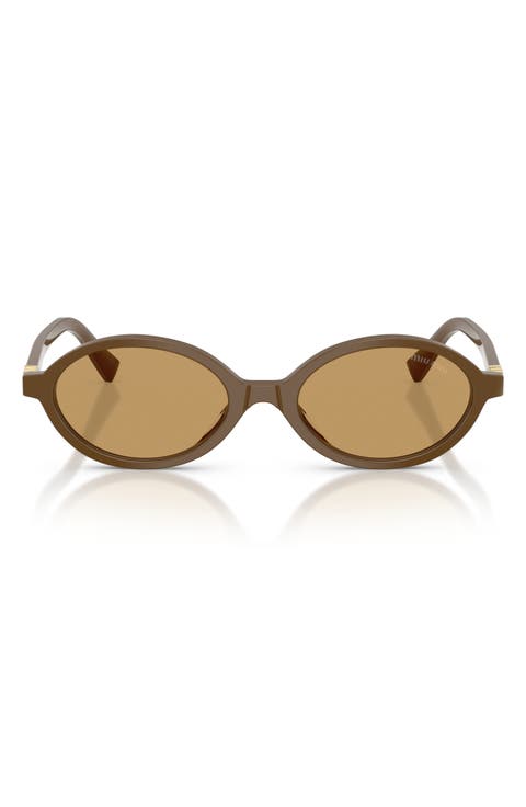50mm Oval Sunglasses