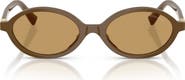 Miu Miu 50mm Oval Sunglasses