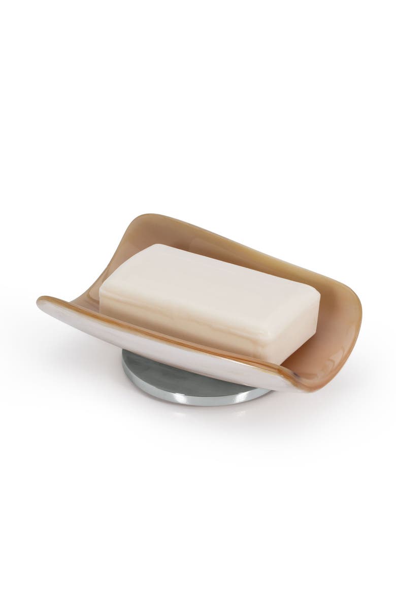 Tusk Light Soap Dish - Nickel, Alternate, color, BEIGE