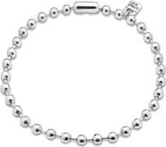 UNODE50 Sterling silver-plated bead necklace