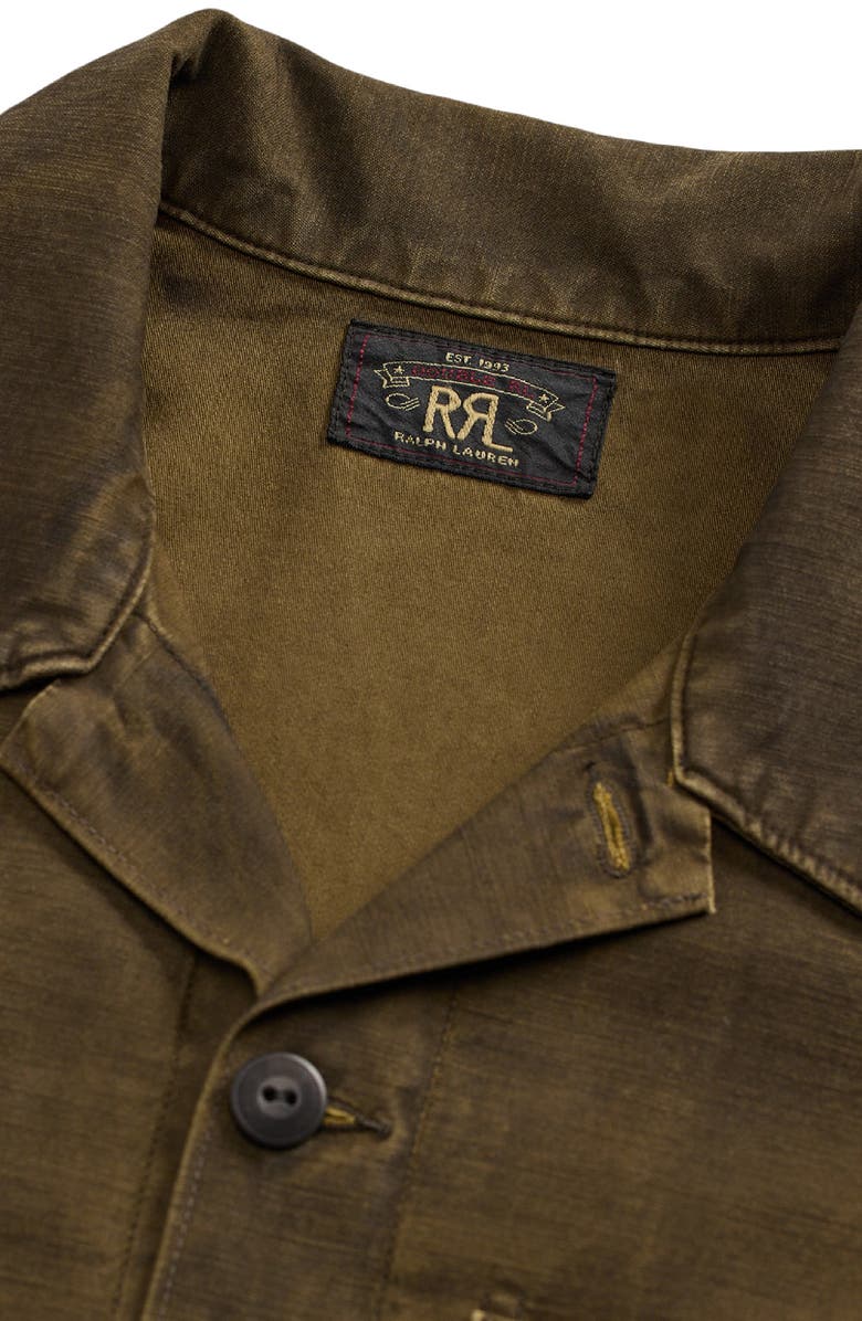 Double RL Reverse Sateen Overshirt, Alternate, color,