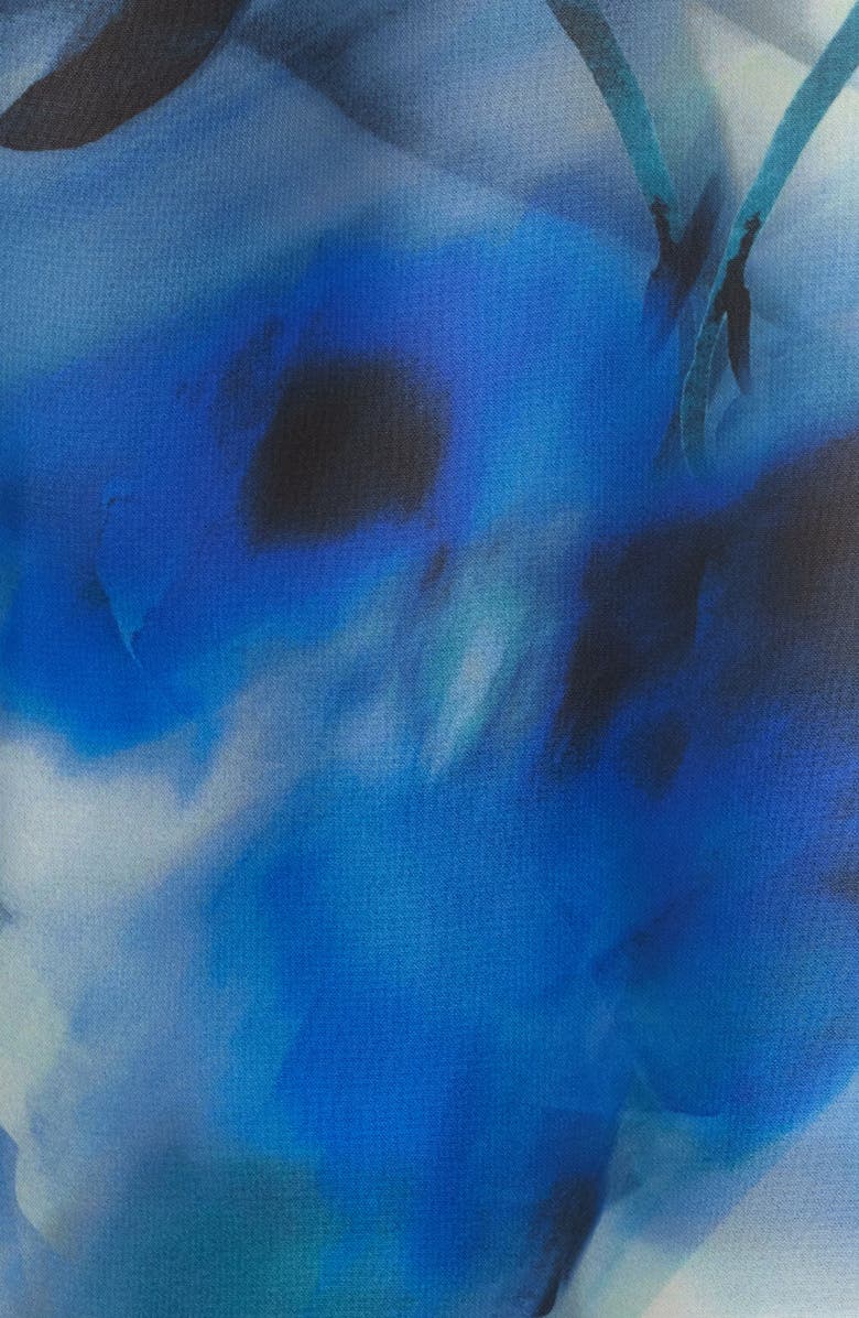 Anne Klein Tulla Abstract Floral Print Popover Top, Alternate, color,