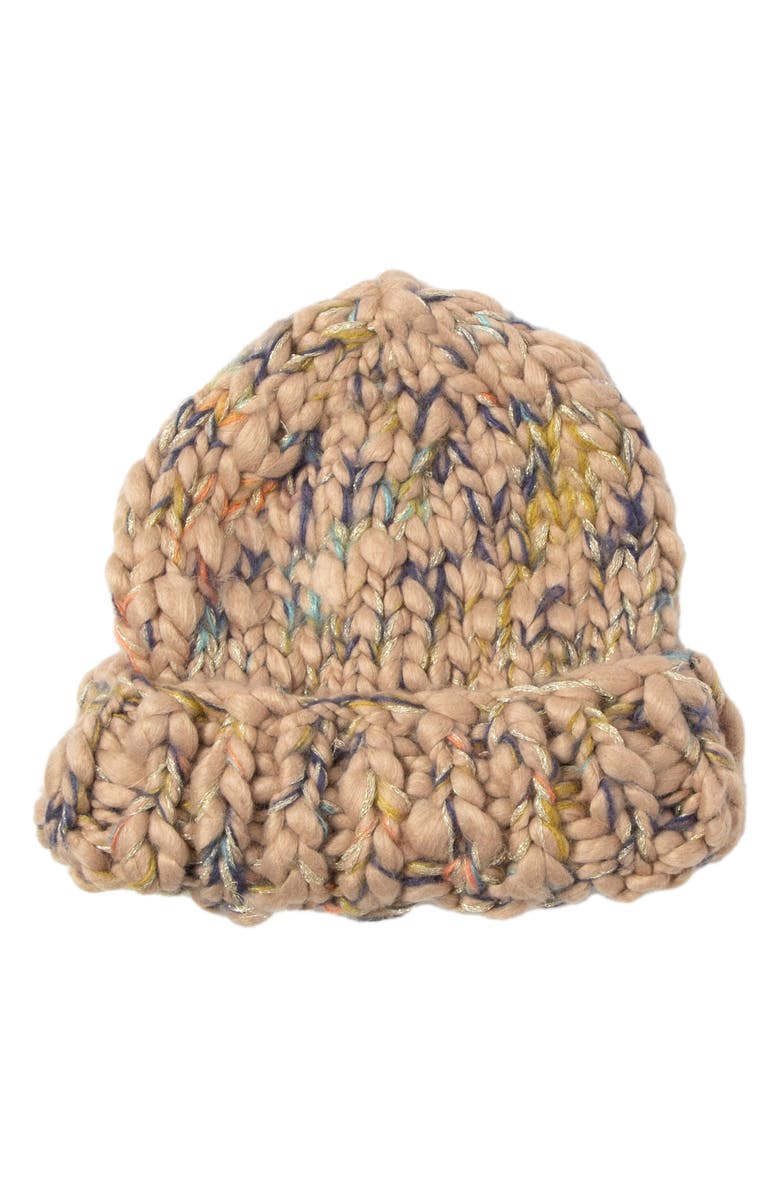 San Diego Hat Knit Beanie, Main, color, Beige