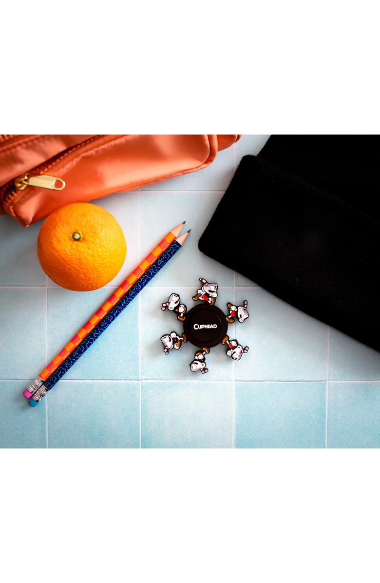 Toynk Cuphead Running 3-Inch Fidget Toy Spinner, Alternate, color, Red