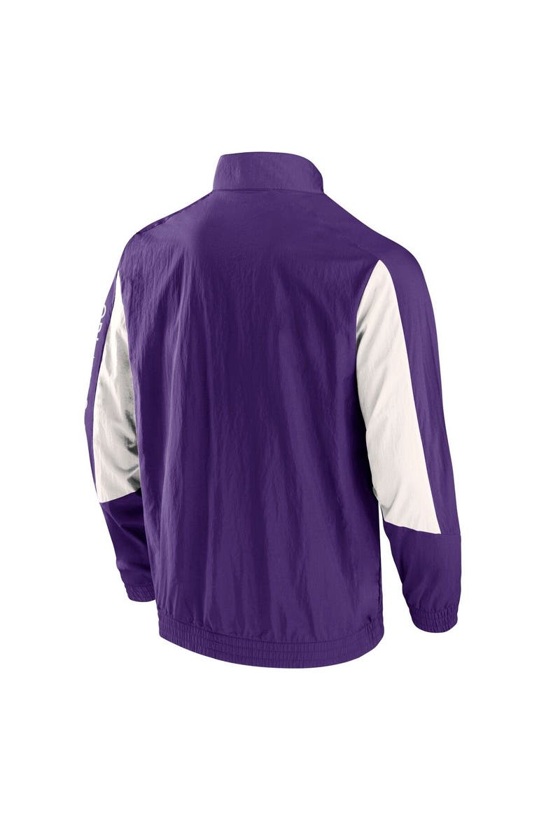 Men's Fanatics Branded  Purple Orlando City SC Net Goal Raglan Full-Zip Track Jacket, Alternate, color, Purple