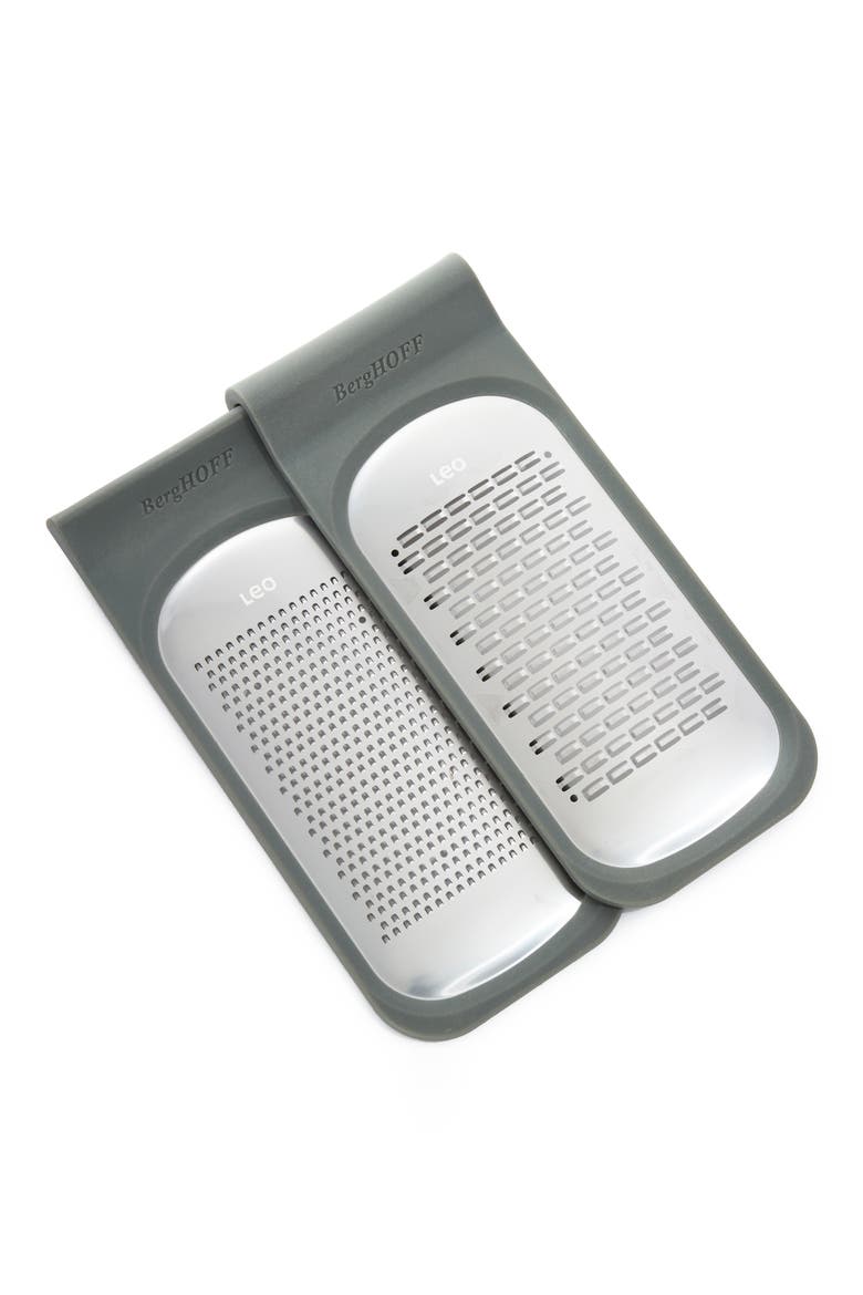 Leo Balance Double Coarse & Ribbon Grater, Main, color, GREY