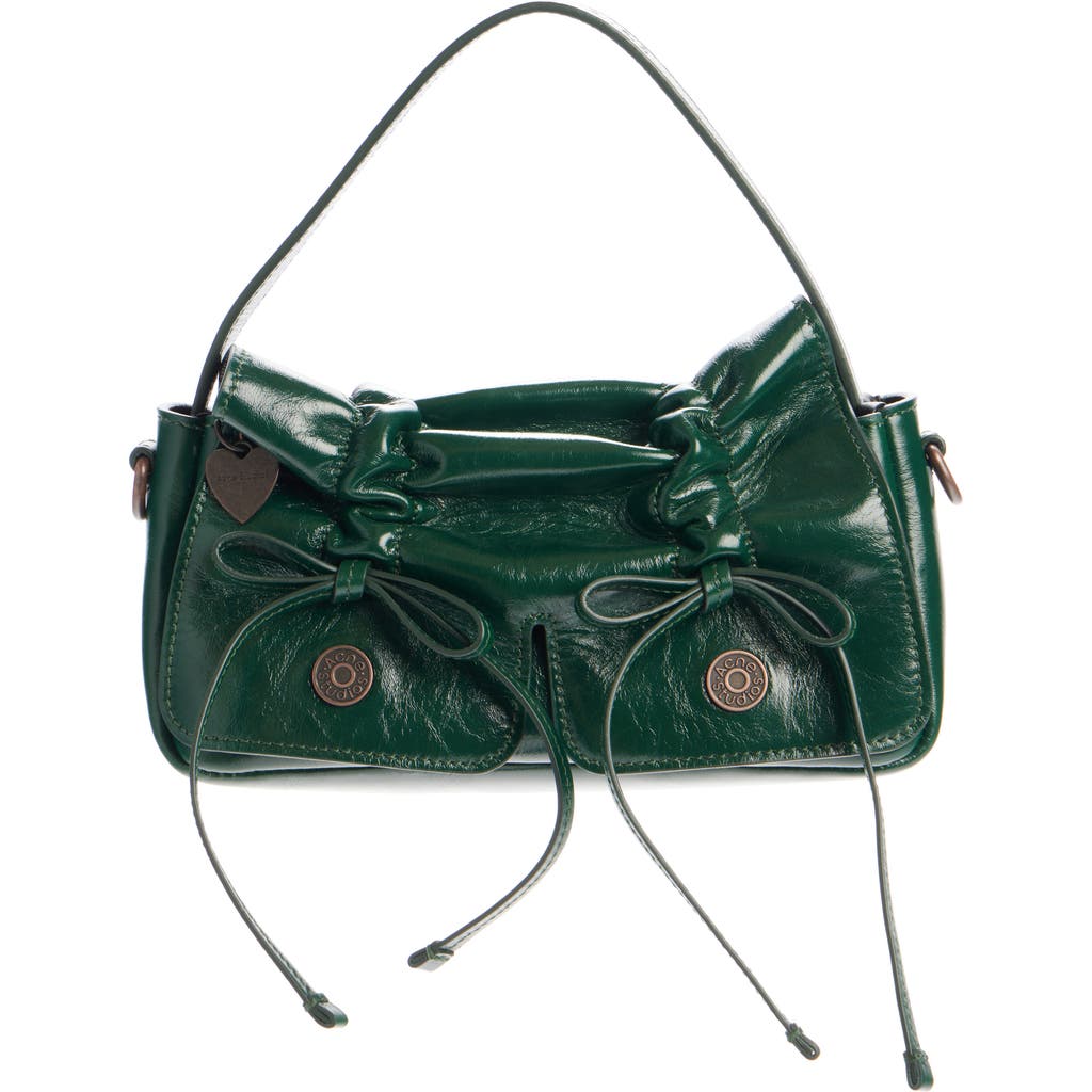 Acne Studios Women's Multipocket Lux Shoulder Bag In Dark Green