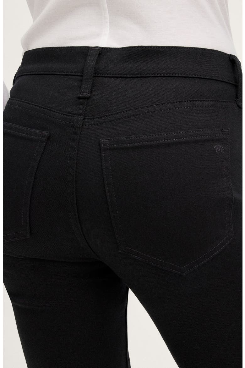 The Straight Super Stretch Denim Jeans, Alternate, color, BLACK RINSE WASH
