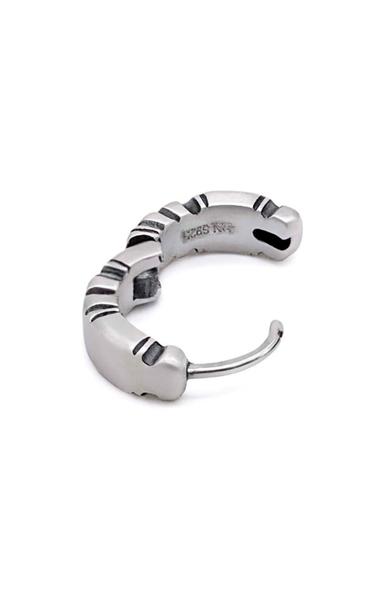 Serge DeNimes Men's Single Silver Armour Earring, Alternate, color,