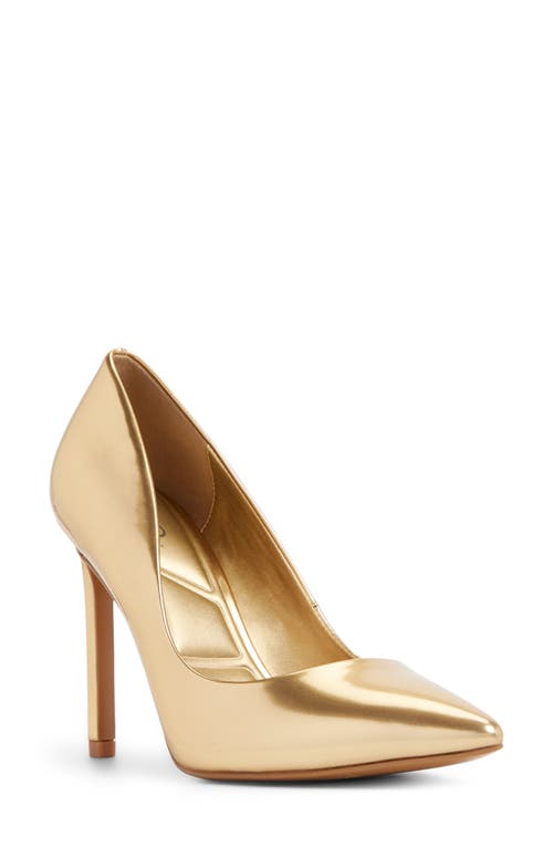 Aldo Lala Stiletto Pump In Gold