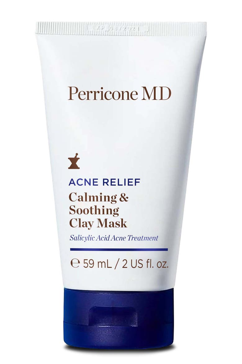 Acne Relief Calming & Soothing Clay Mask, Main, color, NO COLOR