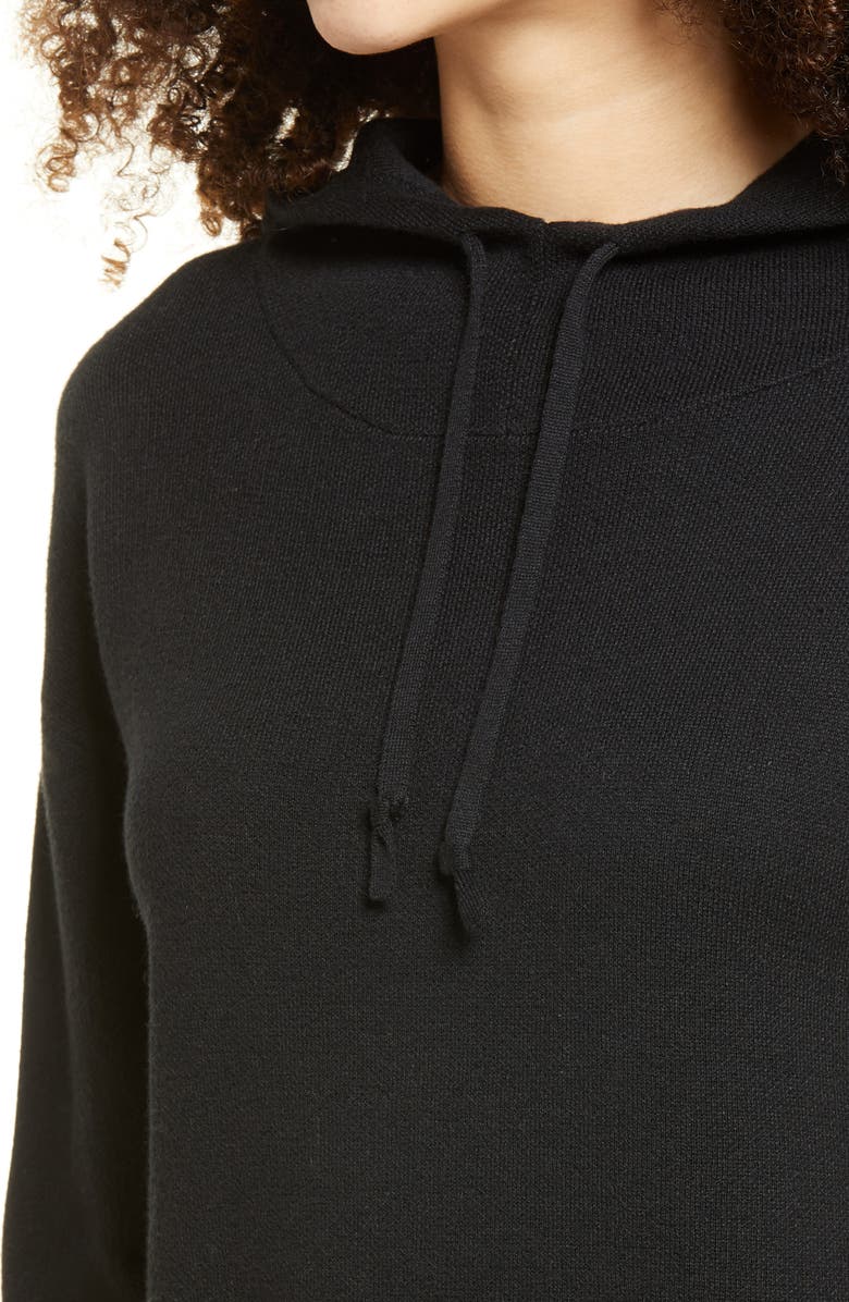 BP. Long Sleeve Hoodie Sweater Dress, Alternate, color,