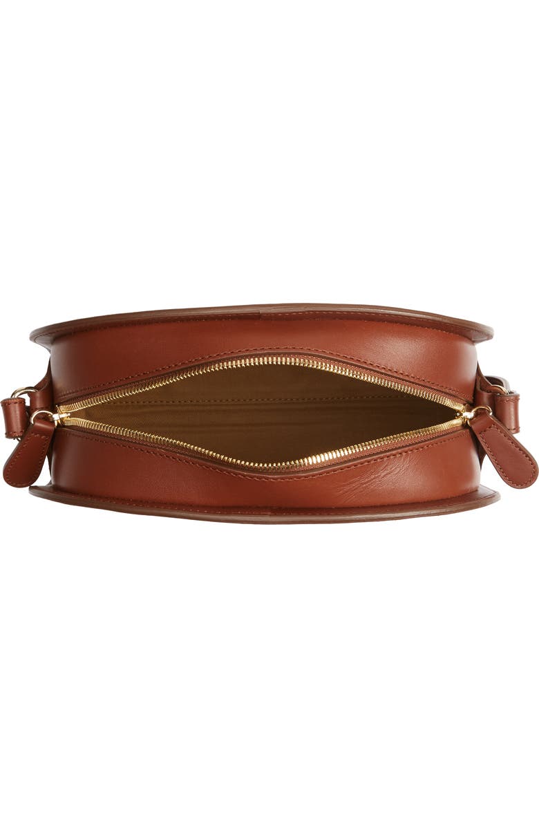 A.P.C. Sac Demi Lune Leather Crossbody Bag, Alternate, color,