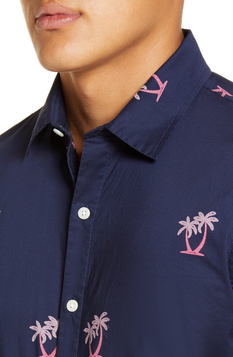 Bonobos Slim Fit Short Sleeve Button-Up Shirt, Alternate, color,