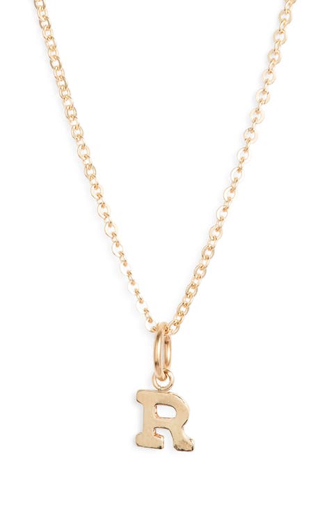Initial Pendant Necklace