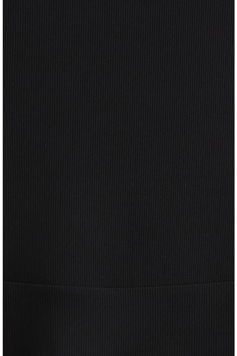 Kids' Deuce Ribbed Bodice Pleated Skirt Dress, Alternate, color, BLACK