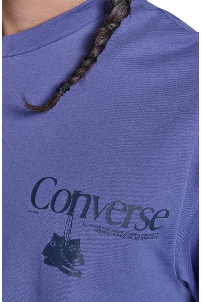 Men's Hanging Shoes T-Shirt, Alternate, color, INDIGO STORM