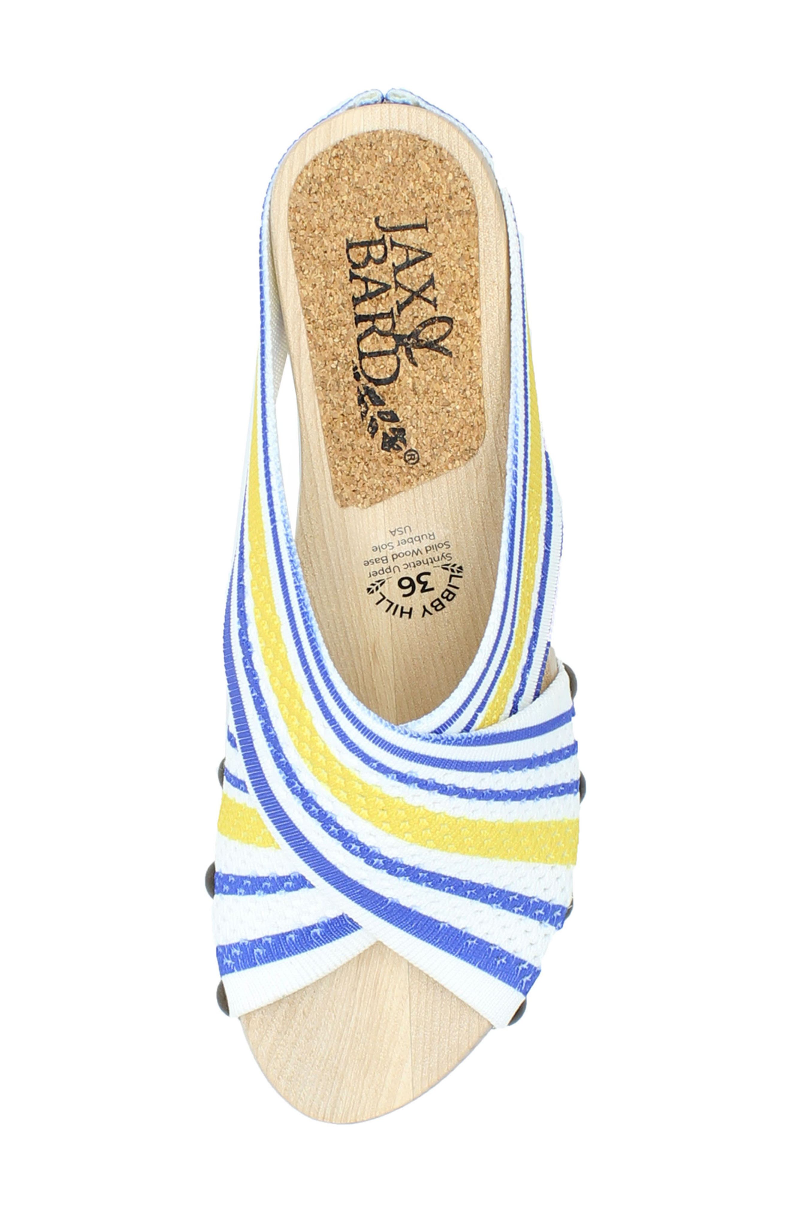 JAX & BARD Libby Hill Knit Cross Strap Sandal, Alternate, color, 