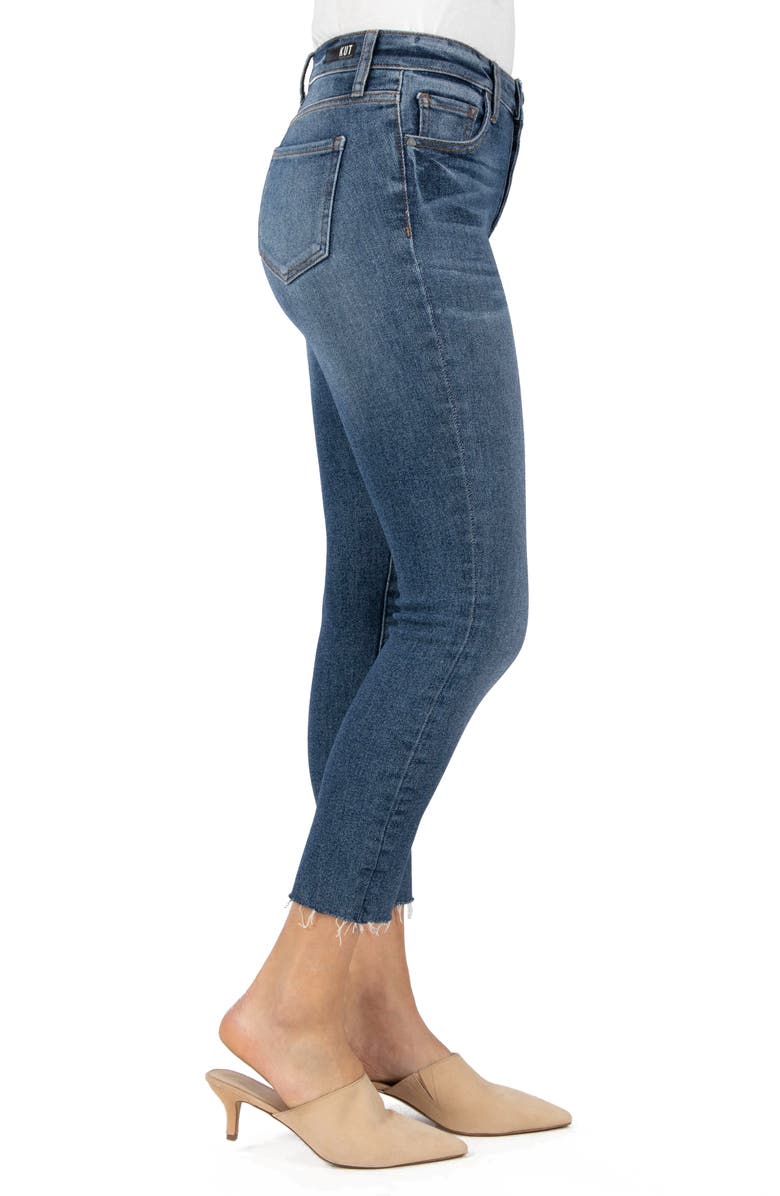 KUT from the Kloth Connie High Waist Ankle Skinny Jeans, Alternate, color, 