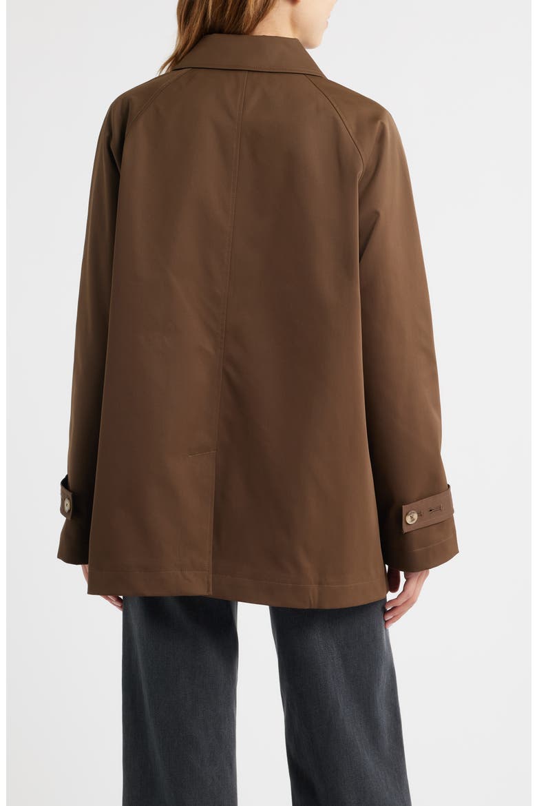 Fisher Oversize Trench Coat, Alternate, color, BROWN