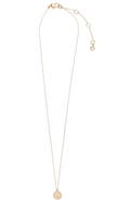 Kate Spade New York mini initial pendant necklace