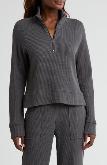 Z by Zella Reset Waffle Half Zip Pullover | Nordstromrack